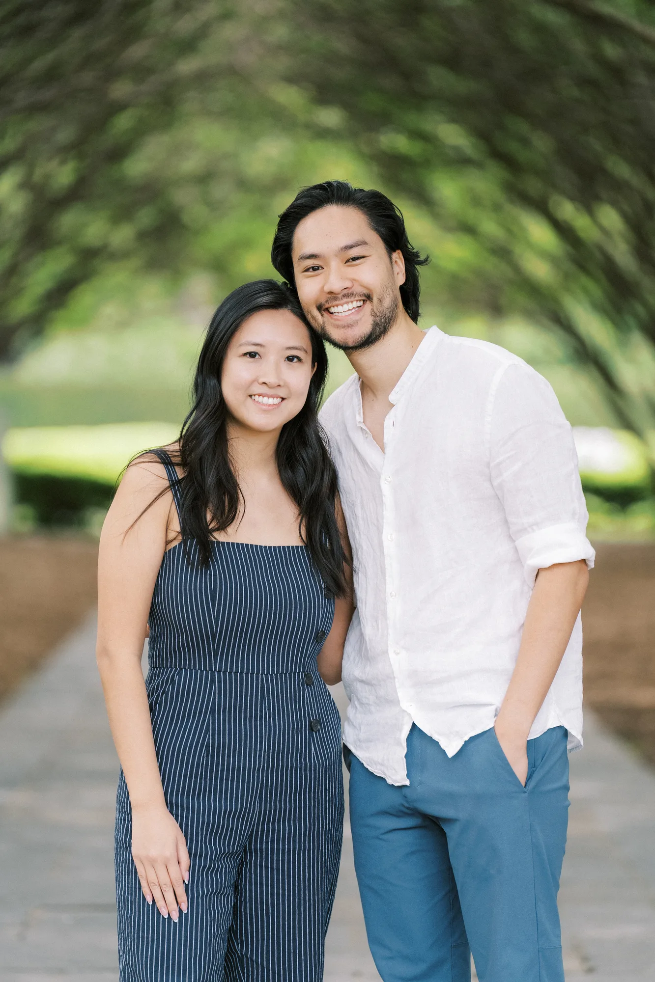 Lisa and Steven smiling together